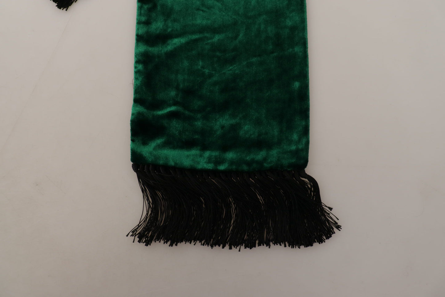 Elegant Green Silk Men's Scarf Wrap