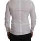 White Stretch GOLD Slim Fit Dress Shirt
