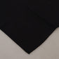 Black Flora Design Mens Square Handkerchief Scarf