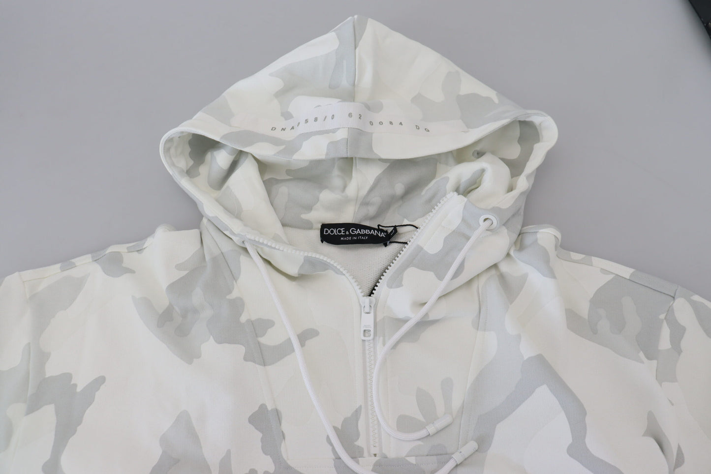 Elegant Camouflage Hooded Jacket