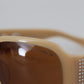 Elegant Cream Swarovski Sunglasses
