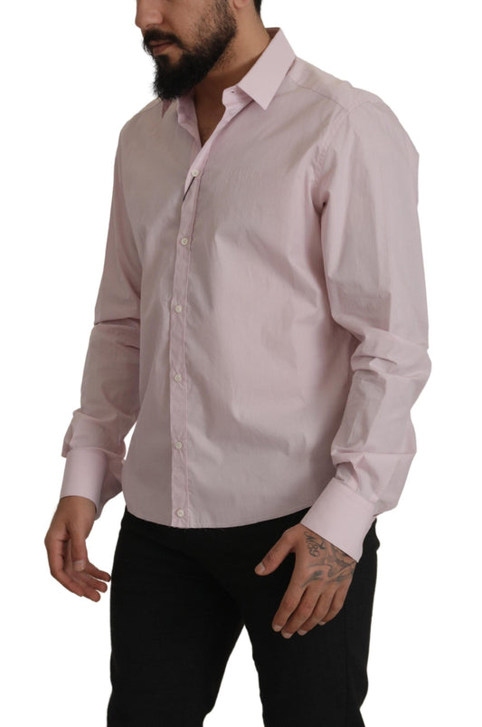 Elegant Slim Fit Cotton Dress Shirt