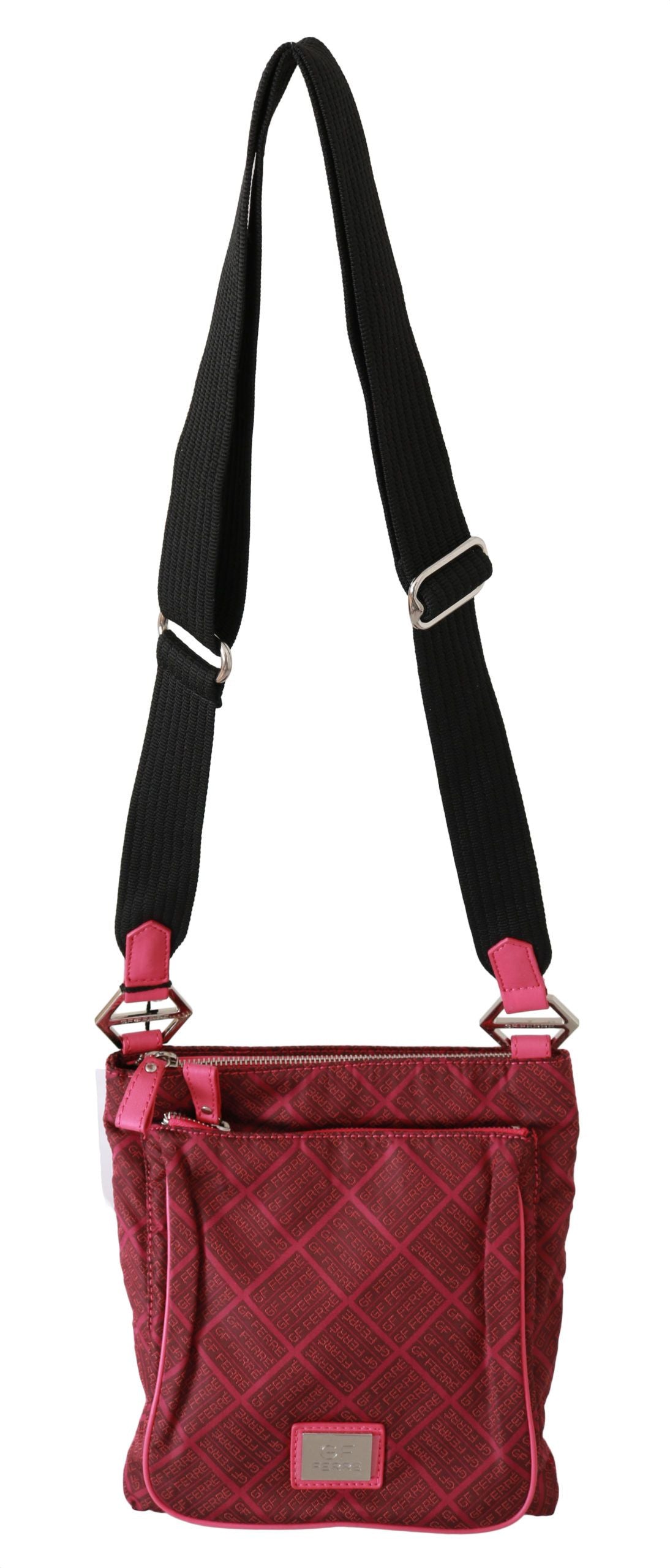 Chic Pink Fabric Crossbody Elegance