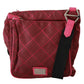 Chic Pink Fabric Crossbody Elegance