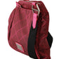 Chic Pink Fabric Crossbody Elegance