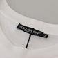 White Cotton Blue Crystal Men T-shirt