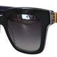 Chic Multicolor Acetate Sunglasses for Women