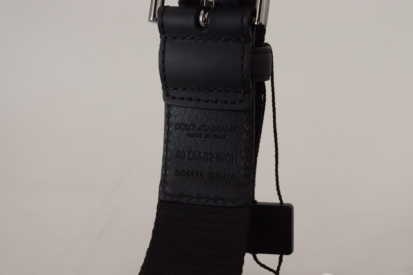 Elegant Monochrome Belt with DG Logo