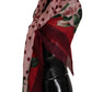 Elegant Floral Cashmere-Silk Women's Scarf