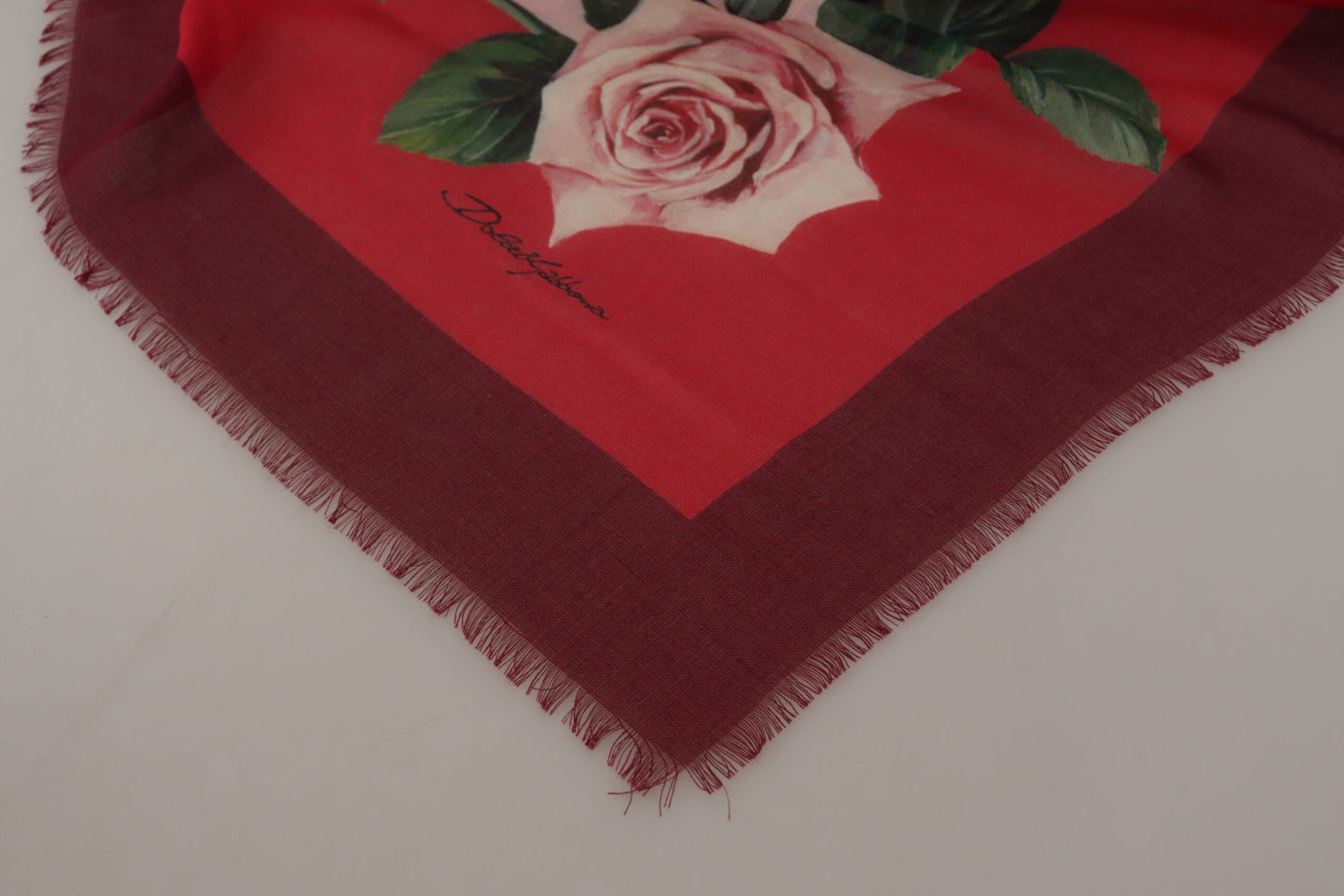 Elegant Floral Cashmere-Silk Women's Scarf