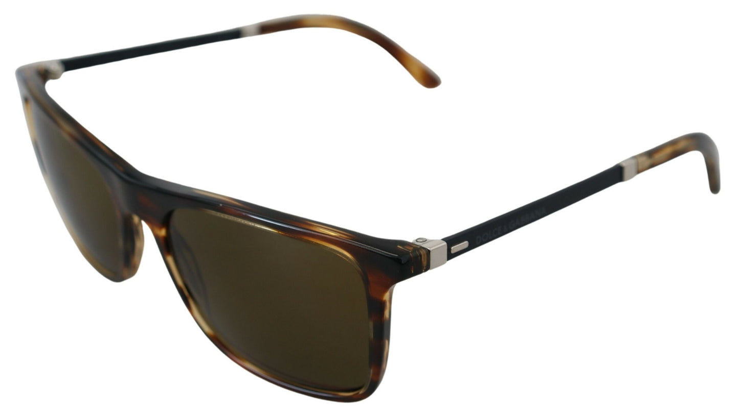 Elegant Brown Acetate Polarized Sunglasses