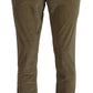 Elegant Brown Casual Pants