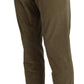 Elegant Brown Casual Pants