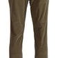Elegant Brown Casual Pants