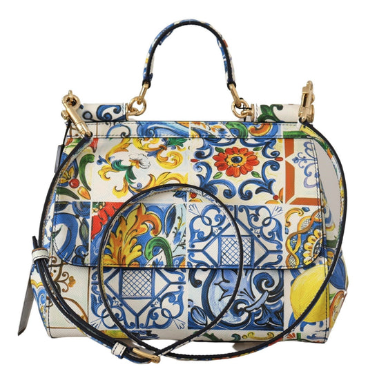 Sicilian Majesty Leather Shoulder Bag