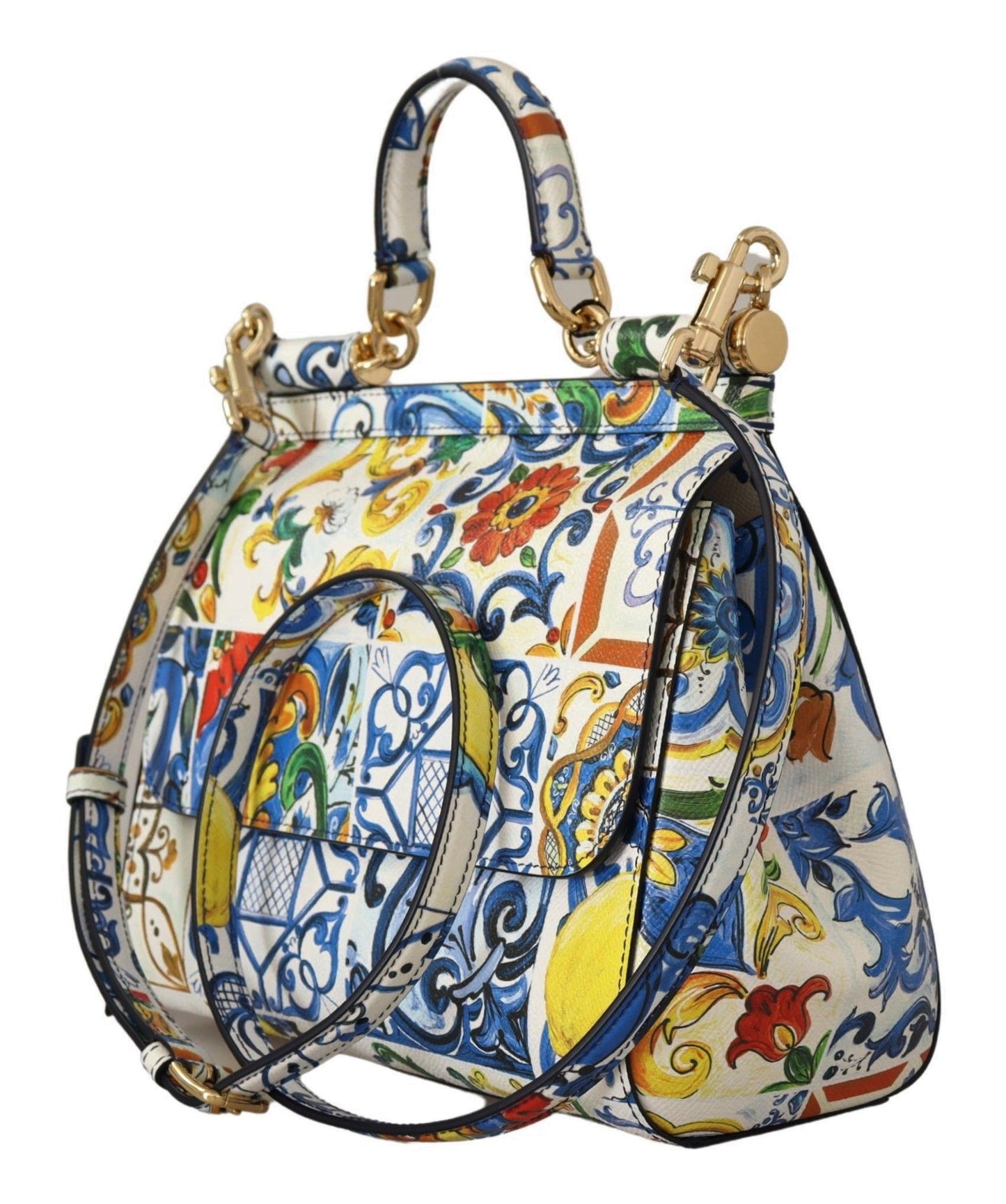 Sicilian Majesty Leather Shoulder Bag