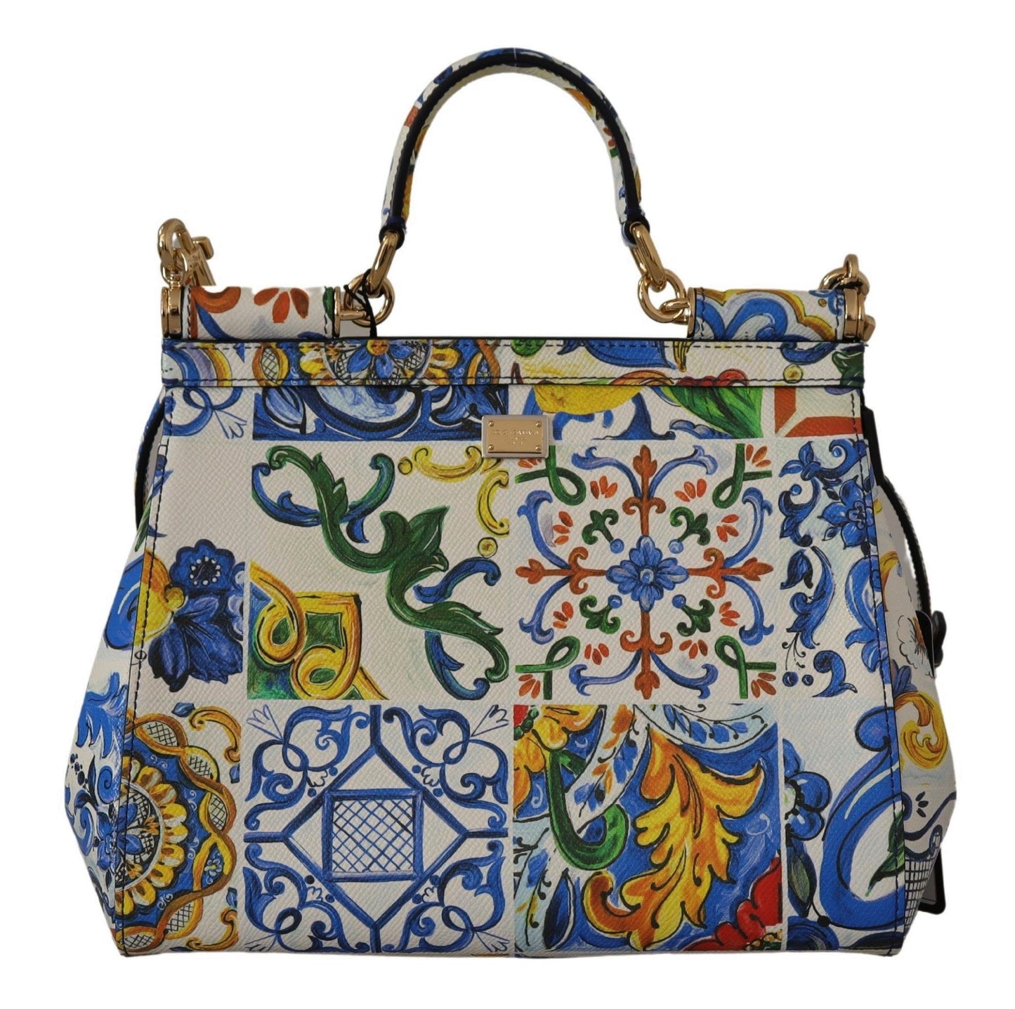 Sicilian Majesty Leather Shoulder Bag