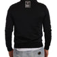 Black Full Zip Long Sleeve D.N.A Sweater