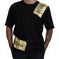 Elegant Black Gold Logo Tee