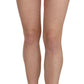 Orange Cotton Stretch Casual Mini Skirt