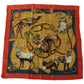 Elegant Multicolor Silk Scarf