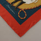 Elegant Multicolor Silk Scarf