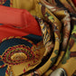 Elegant Multicolor Silk Scarf