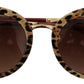 Elegant Brown Gradient Sunglasses
