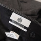 Black Checkered Wool Straight Fit Men Pants