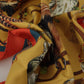 Elegant Multicolor Silk Scarf