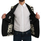 Zebra Print Silk Formal Blazer