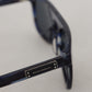 Elegant Blue Acetate Sunglasses for Women