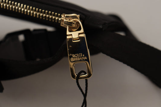 Elegant Black Waist Fanny Pack