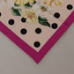 Elegant Silk Floral Square Scarf