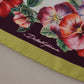 Floral Elegance Silk Square Scarf