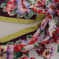 Floral Elegance Silk Square Scarf