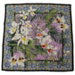 Majolica Floral Silk Square Scarf