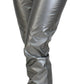 Elegant High Waist Skinny Pants in Silver