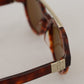 Chic Brown Wayfarer Sunglasses