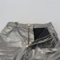 Elegant High Waist Skinny Pants in Silver