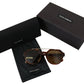 Chic Brown Wayfarer Sunglasses
