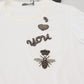 White Cotton Logo Patch Short Sleeve T-shirt