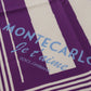 Elegant Purple Stippled Cotton Scarf