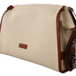 Elegant Beige and Brown Shoulder Messenger Bag