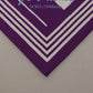 Elegant Purple Stippled Cotton Scarf