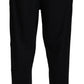 Black Cotton Stretch Men Pants