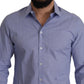 Stunning Sky-Blue Cotton Shirt
