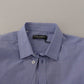 Stunning Sky-Blue Cotton Shirt