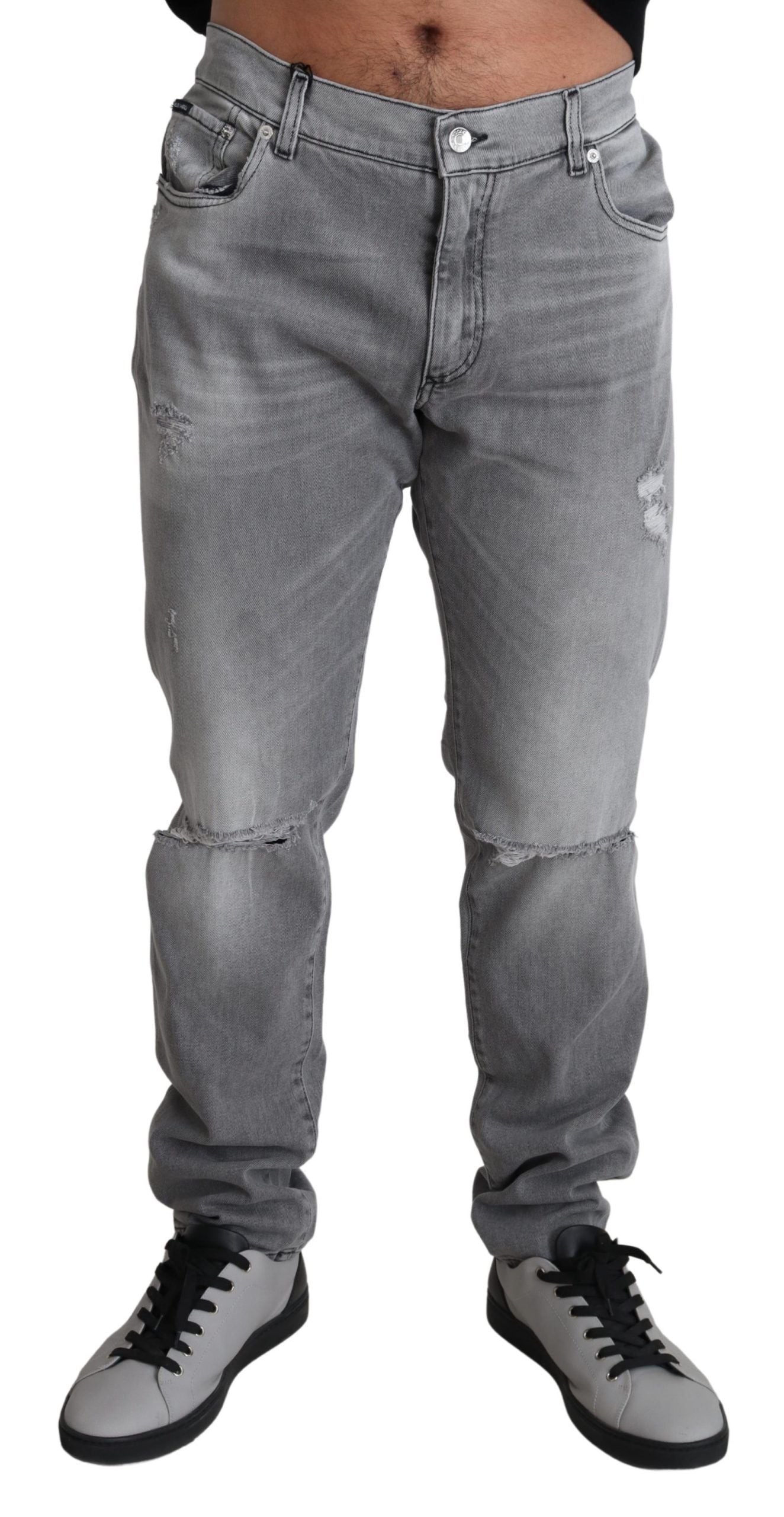 Sleek Skinny Cut Designer Denim Jeans