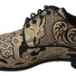 Elegant Jacquard Lace-Up Dress Shoes